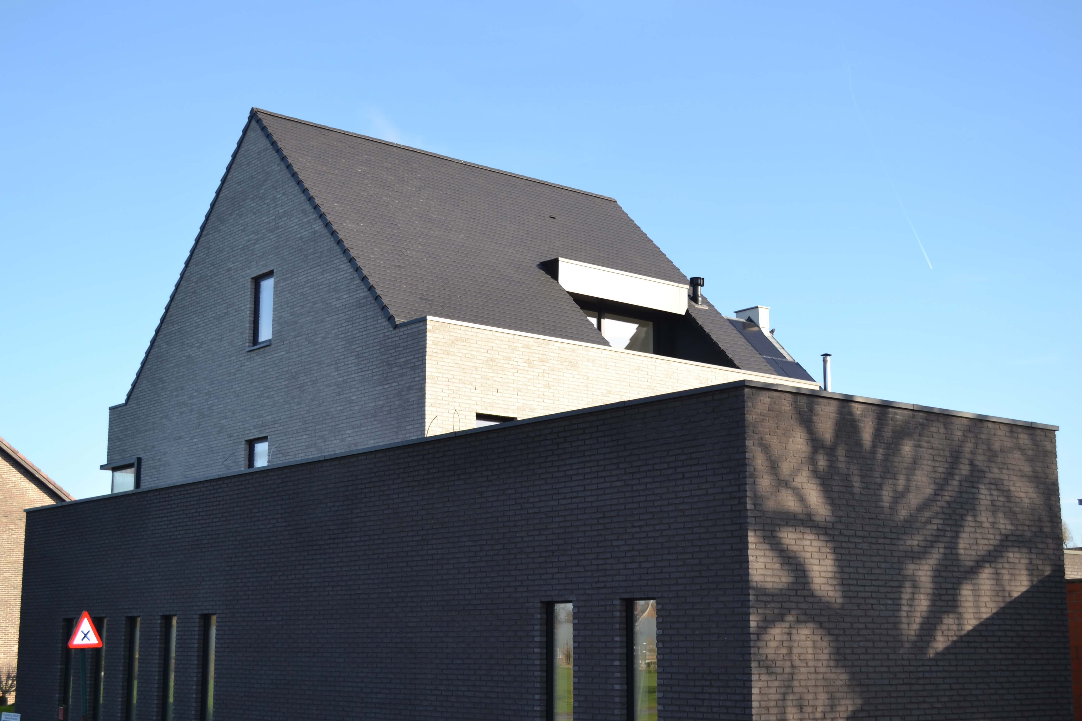 achtergevel en zijgevel