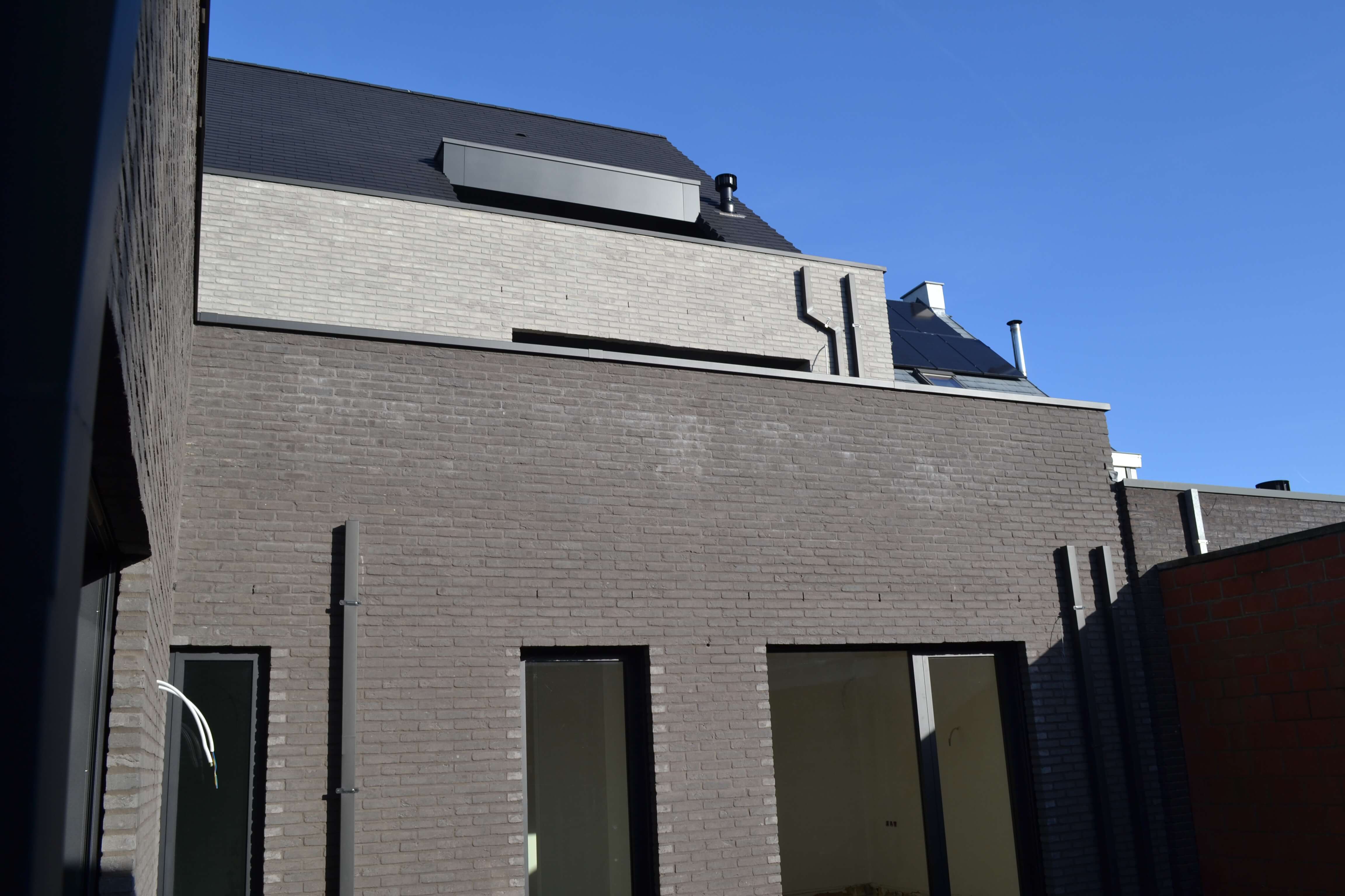 volledige achterzijde nieuwbouw