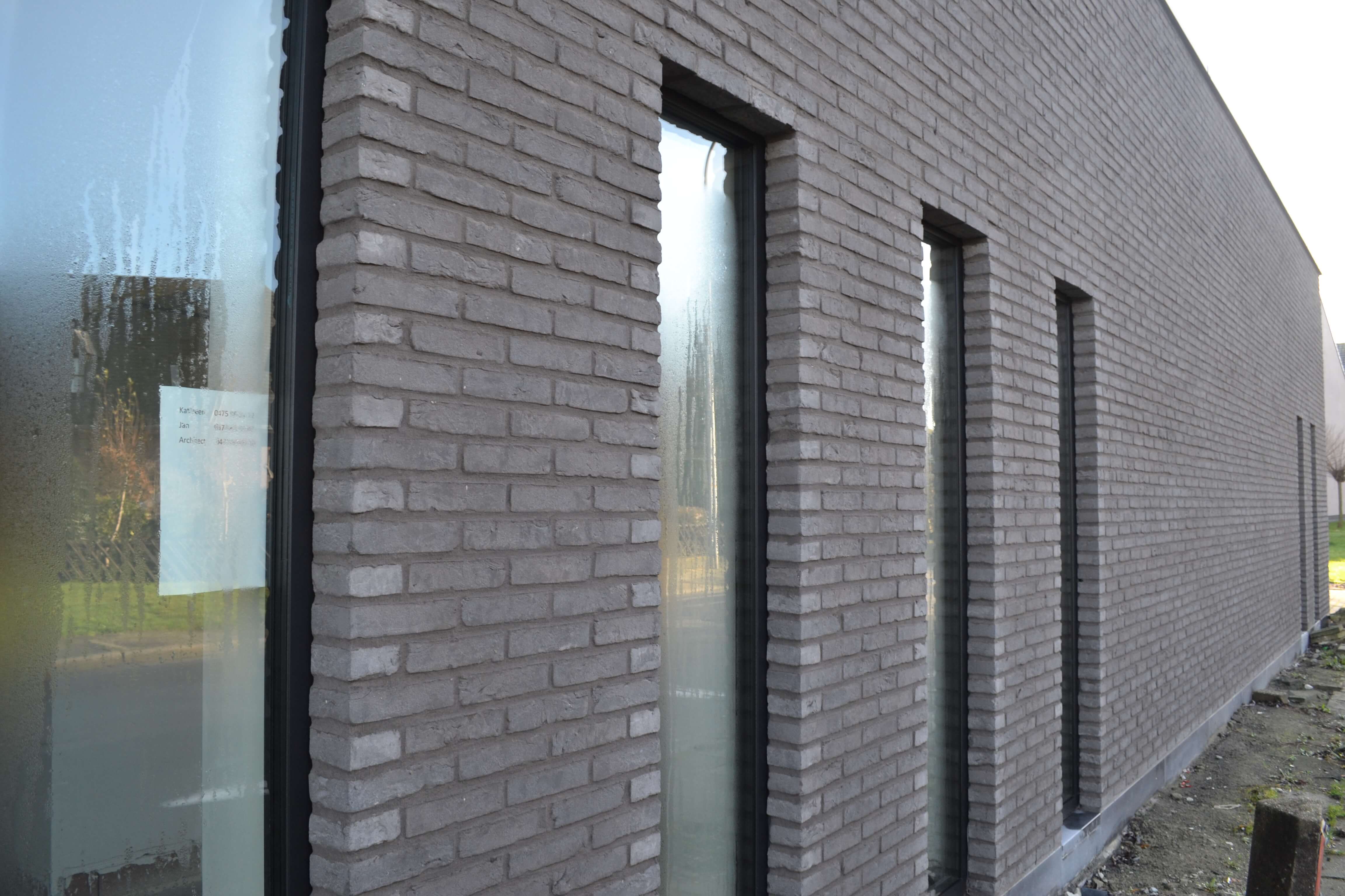 detail zijgevel metselwerk