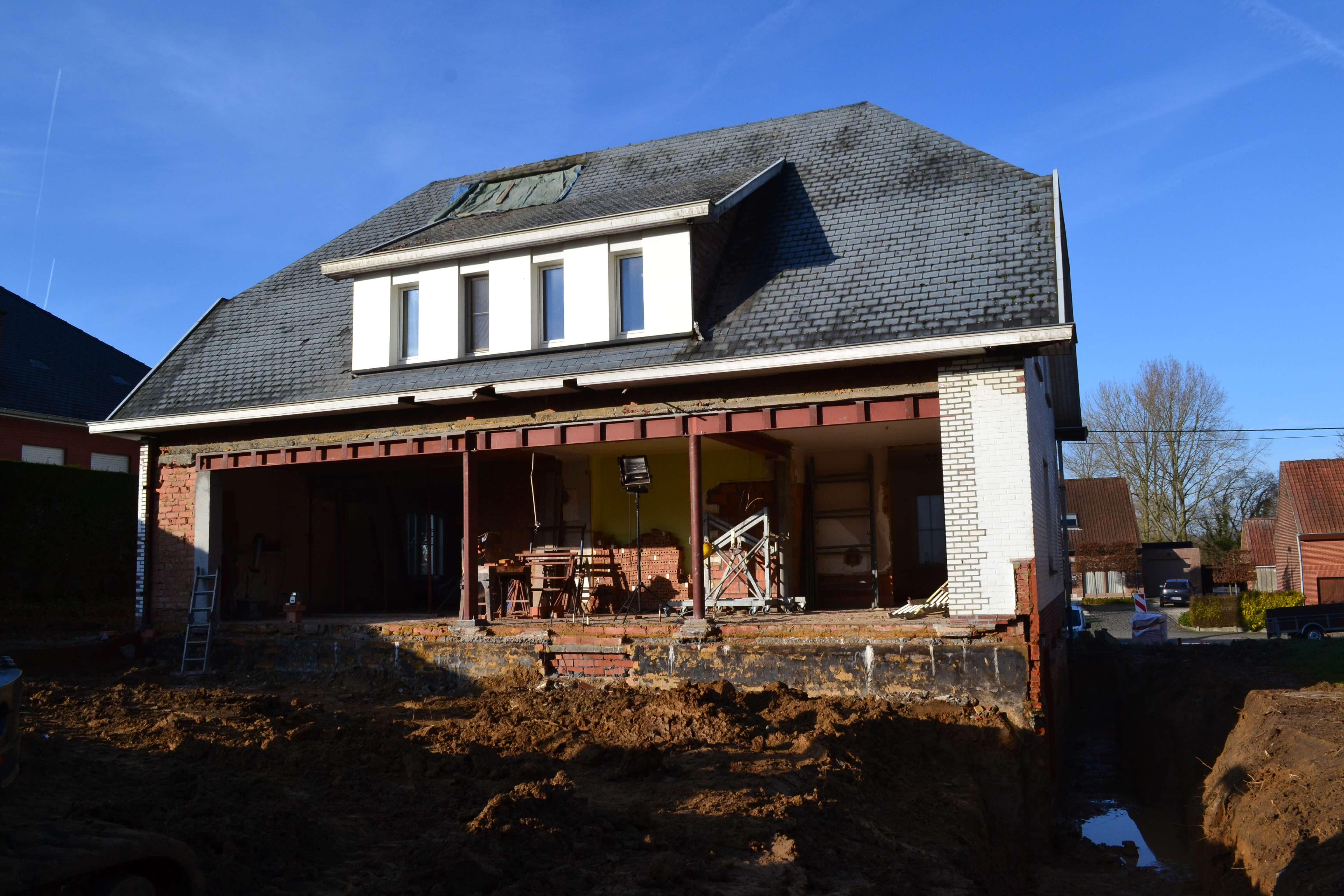 verbouwingswerken landelijke woning