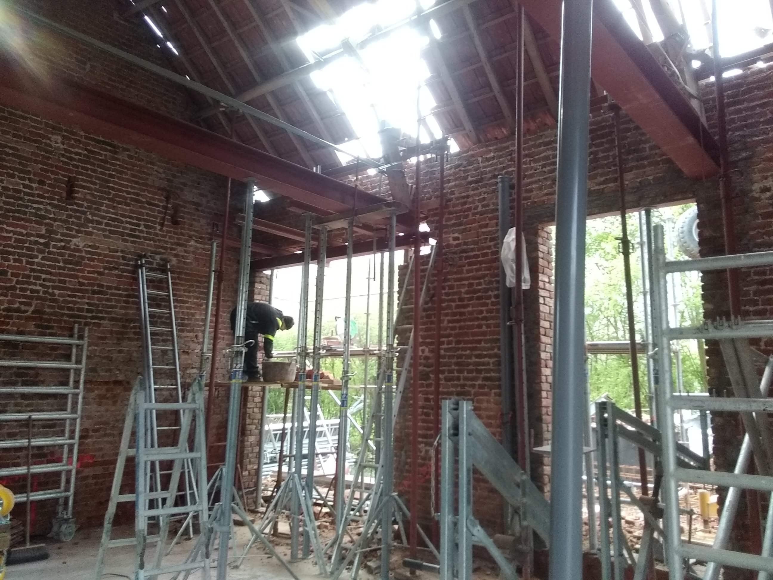 foto 2 metalen constructiewerken schuurrenovatie