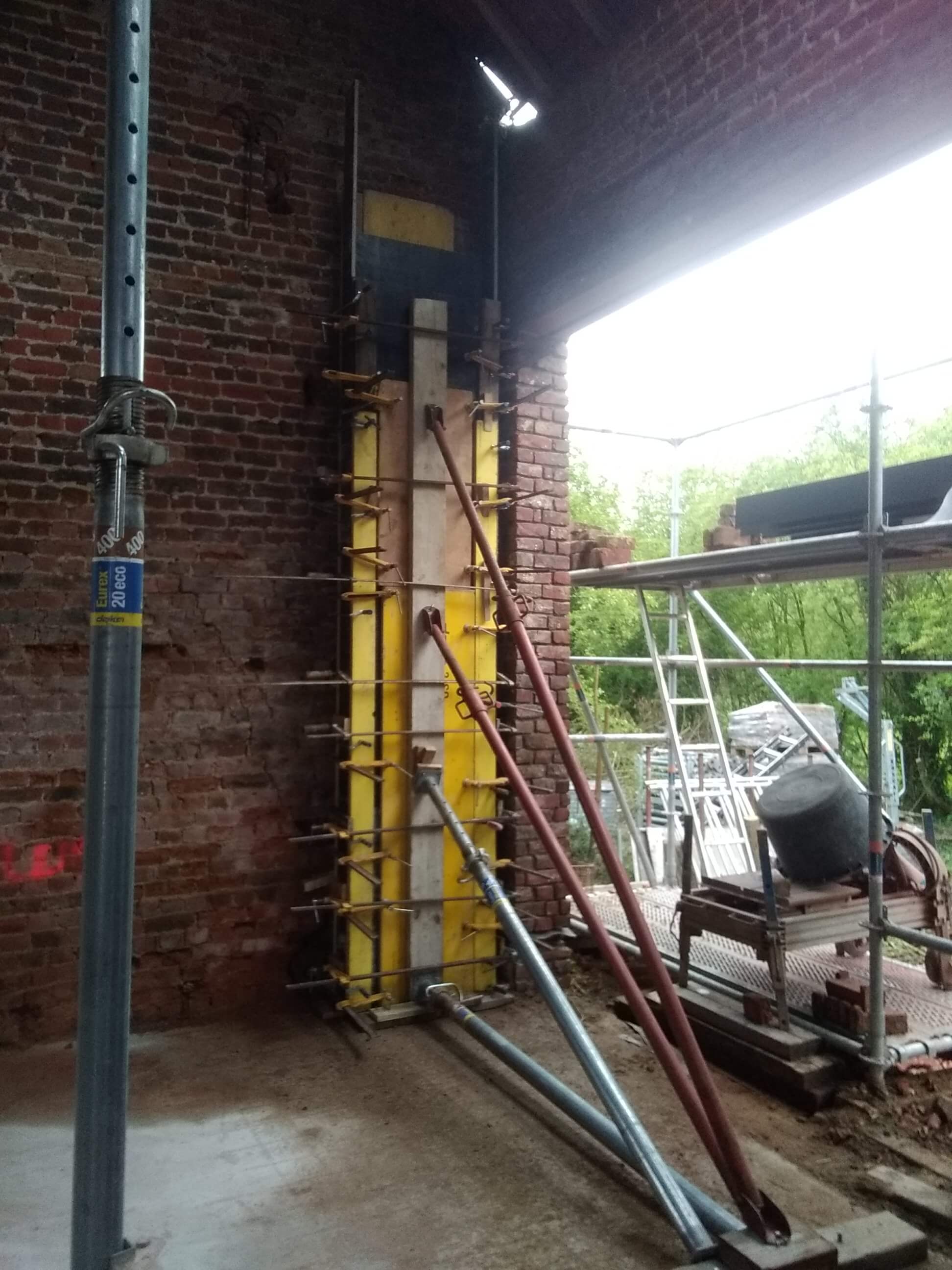 stutwerken schuurrenovatie