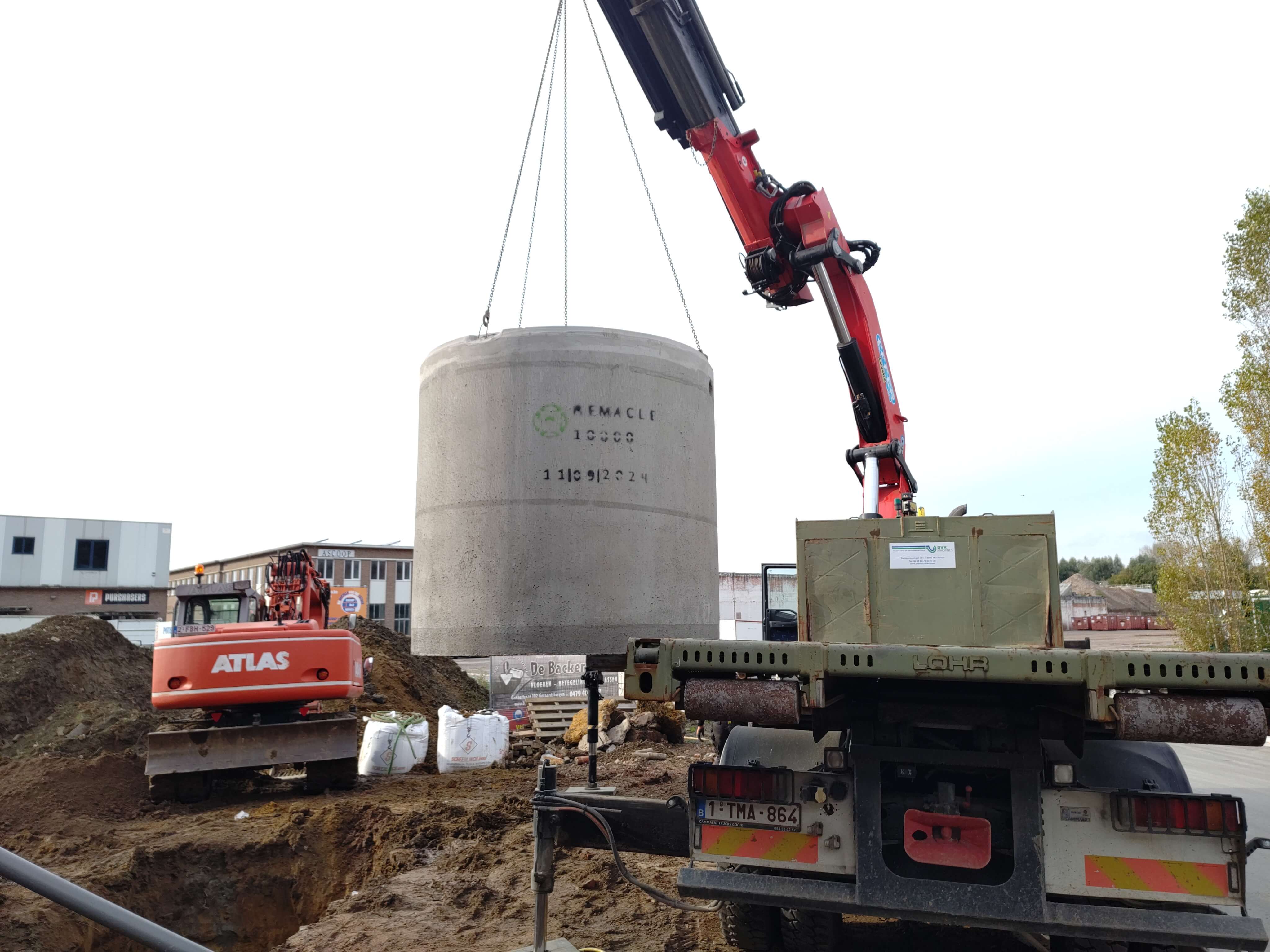 graafwerken waterput installeren loods renovatie