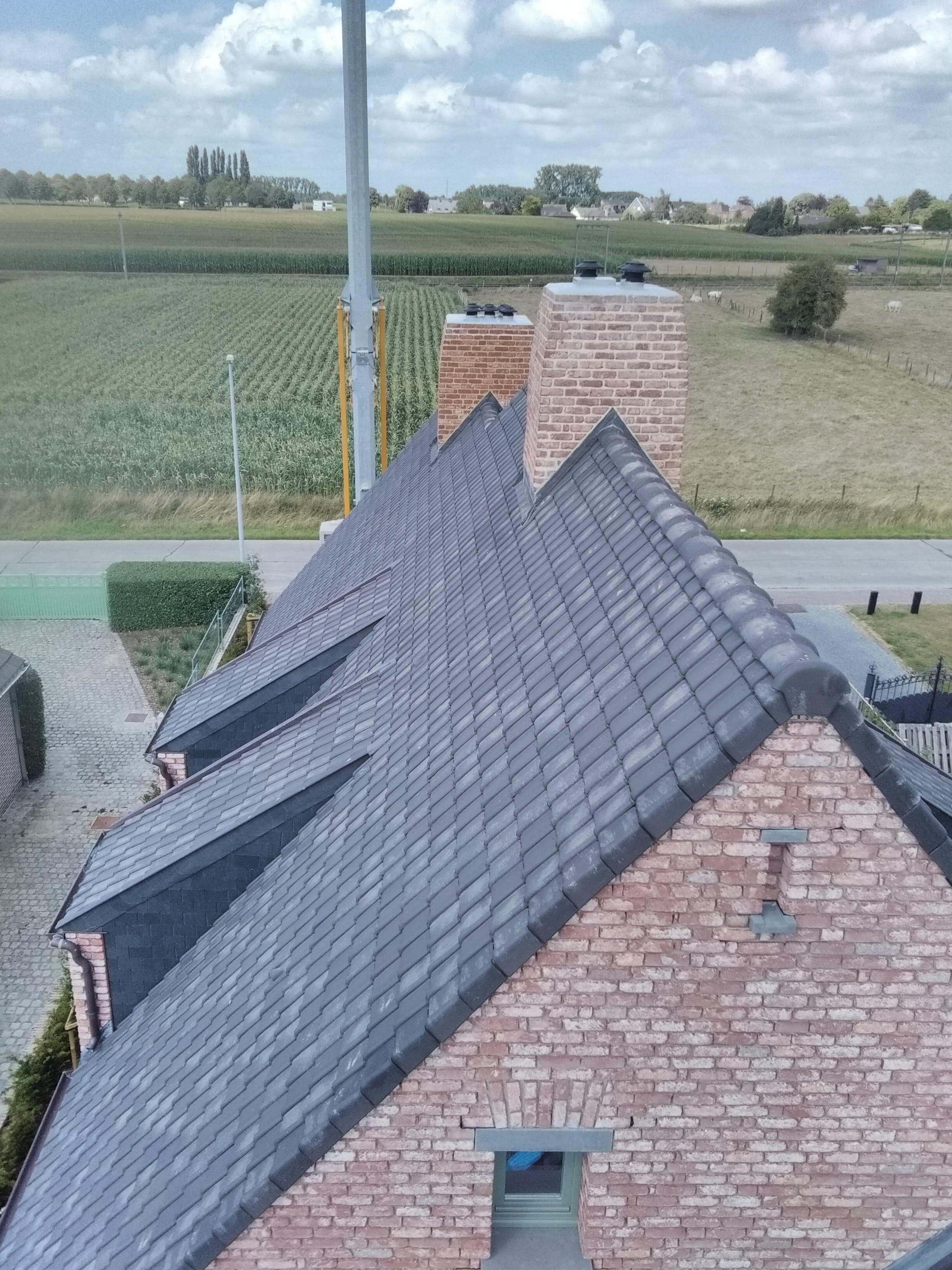 siermetselwerk schoorsteen nieuwbouw