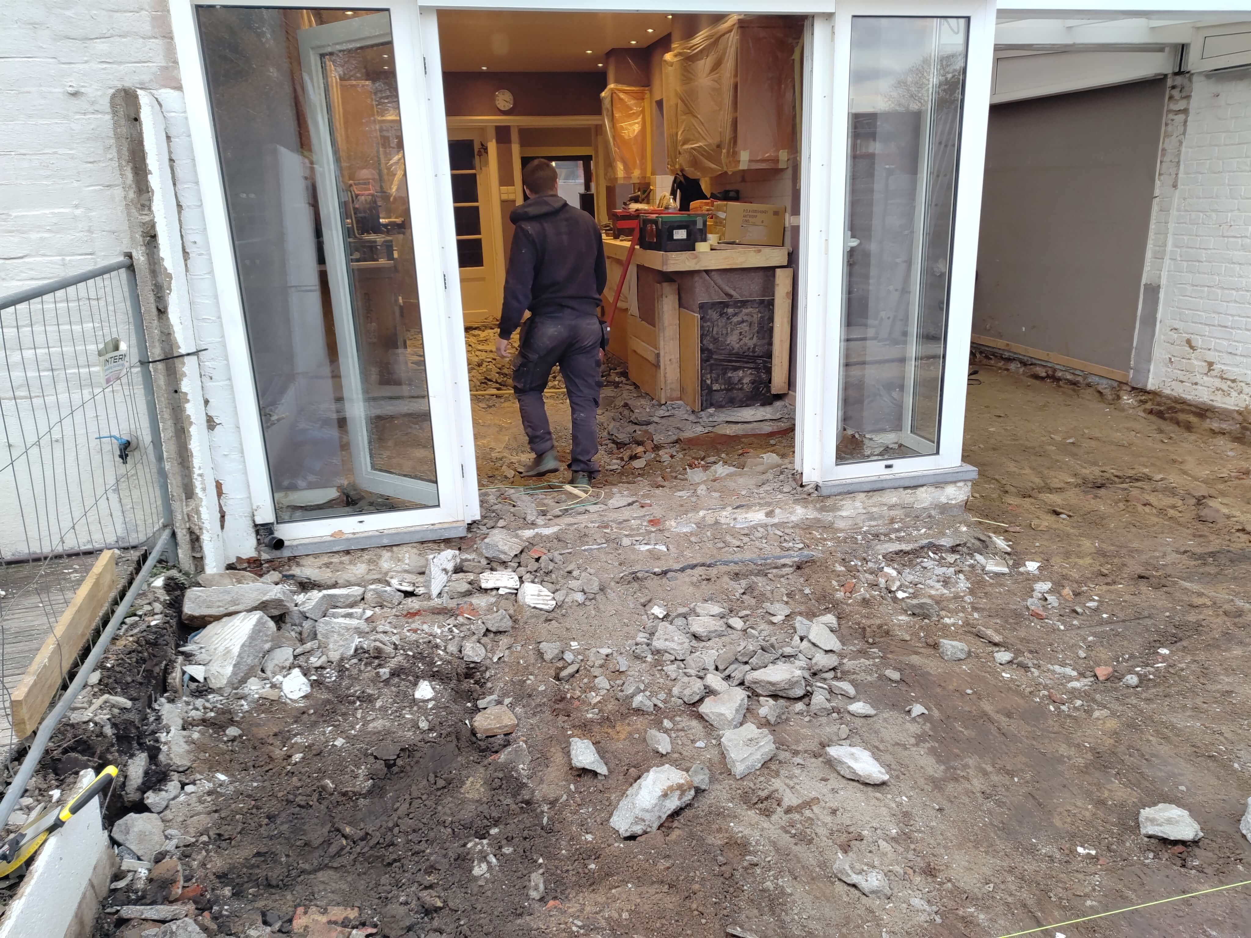 sloopwerken verbouwing Aalst
