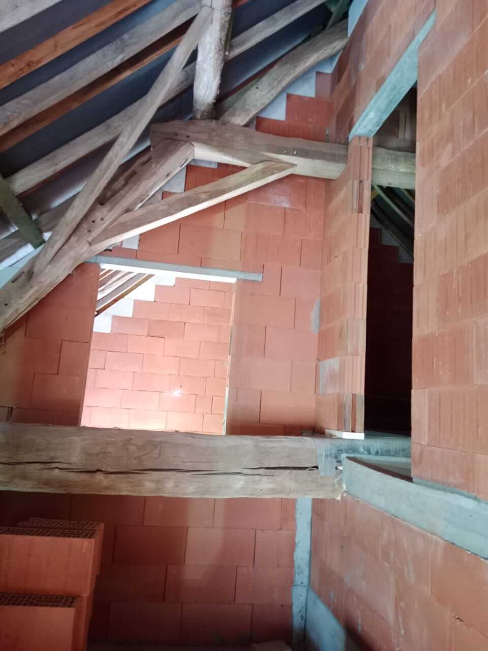 detail onderkant dak schuurrenovatie